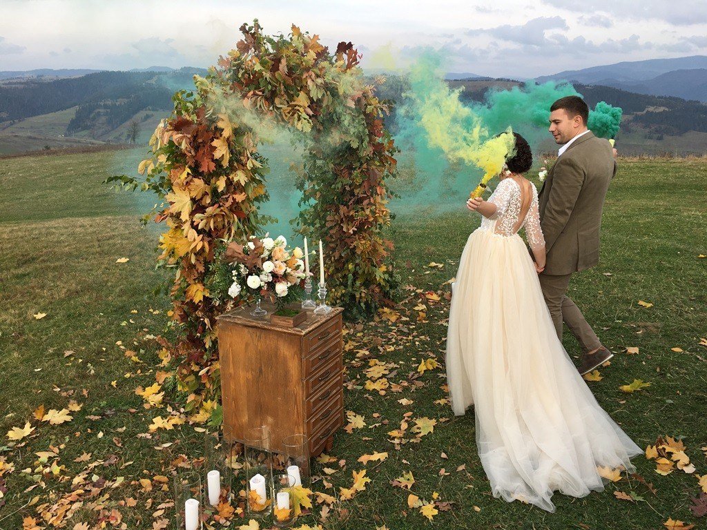 свадьба в горах